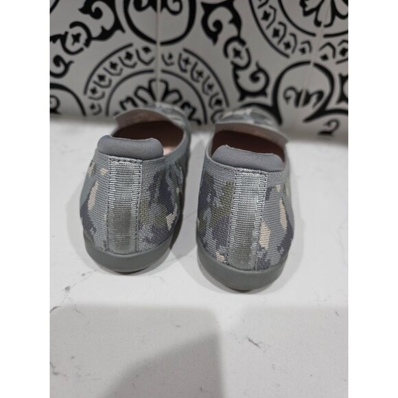 Clarks Women's 7 M Cloudstepper Carly Dream Flats Shoes Stretch Khaki Green Camo - Picture 6 of 8